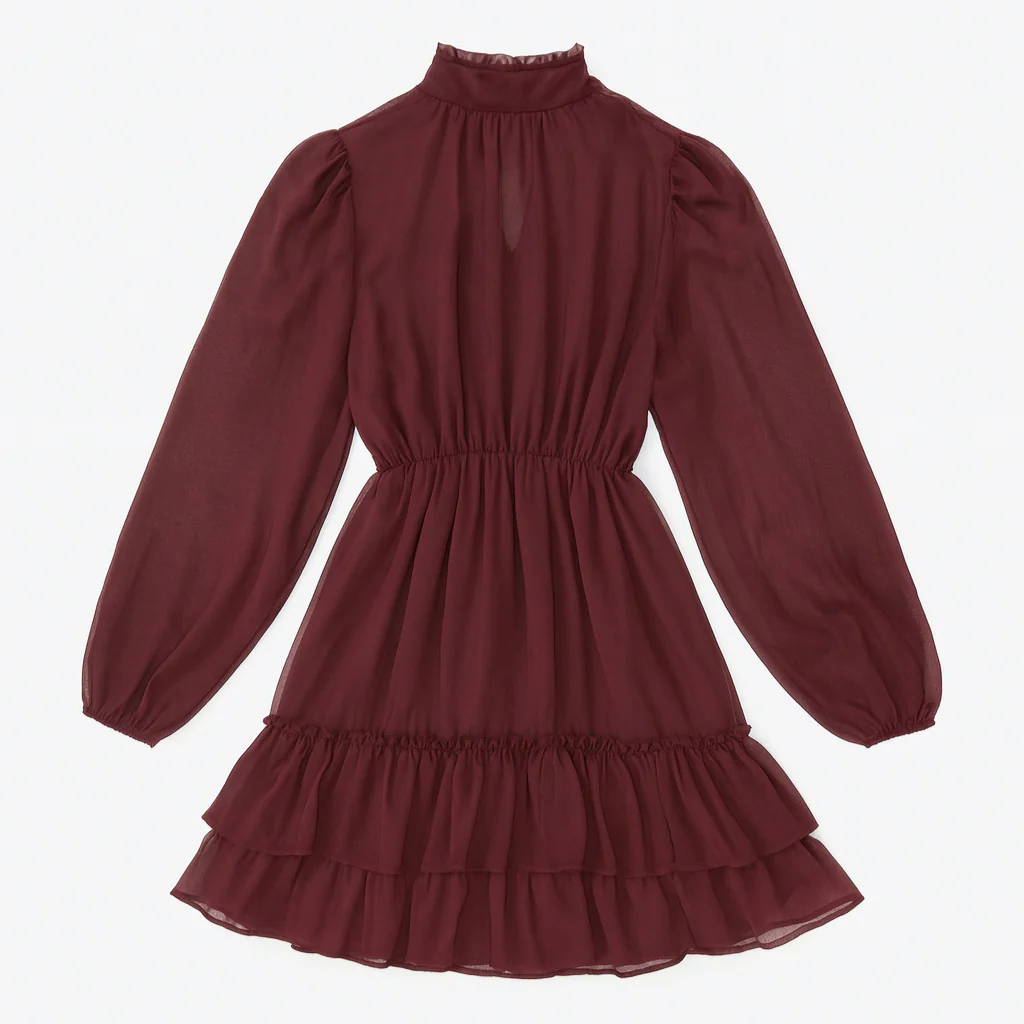Celine Mini Dress (Purple) - Image 8