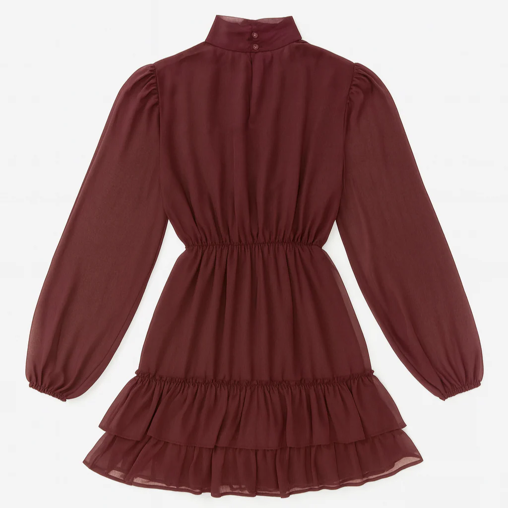 Celine Mini Dress (Purple) - Image 9